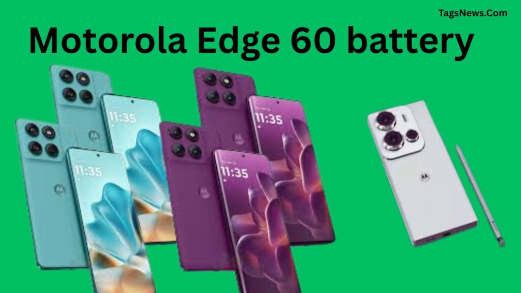 Motorola Edge 60 battery 