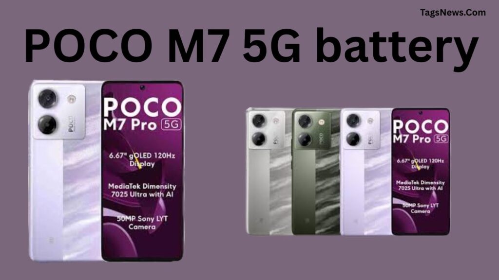 POCO M7 5G battery 