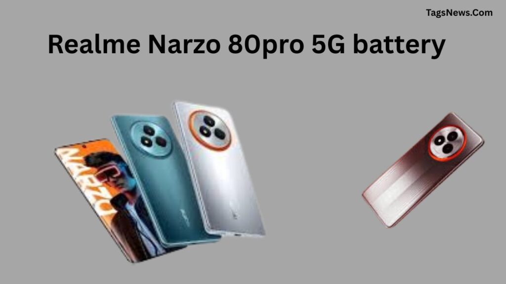 Realme Narzo 80pro 5G battery 