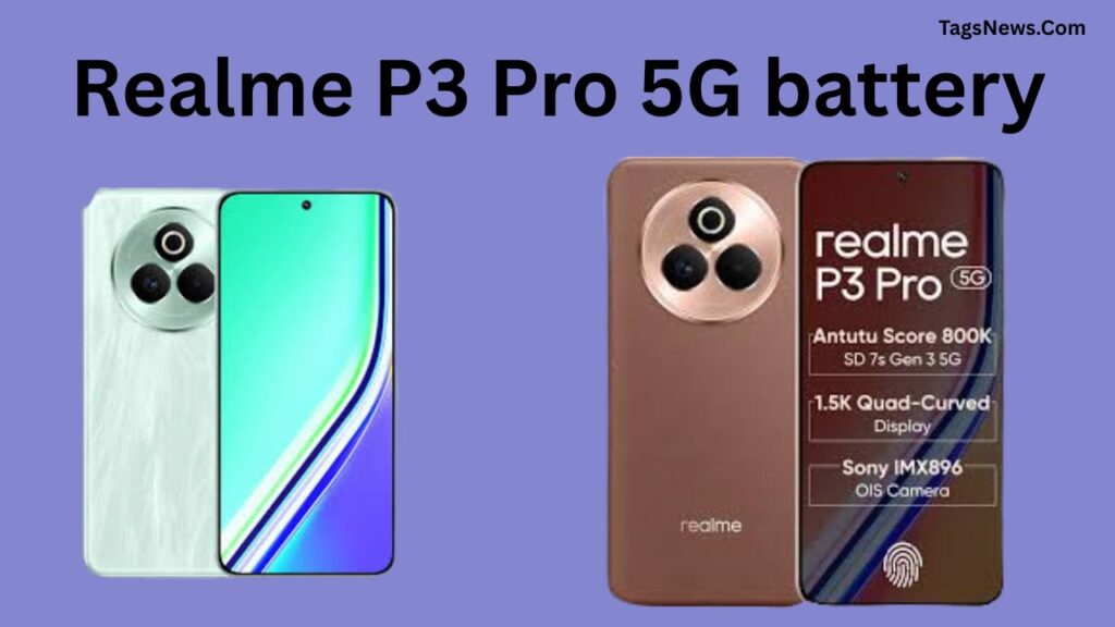 Realme P3 Pro 5G battery 